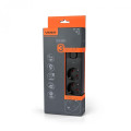 Мережевий подовжувач VIDEX ONCORD з/з 3п 3м (3x1.5мм) з кнопкою Black VF-PD33G-B - 484879
