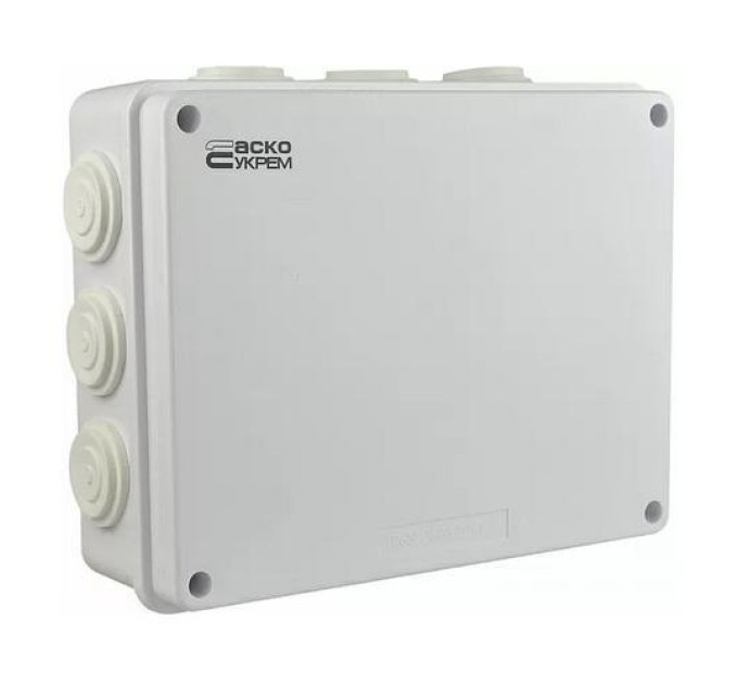 Коробка розподільча АСКО 255х200х80 біла IP65 ( A0150170024 )