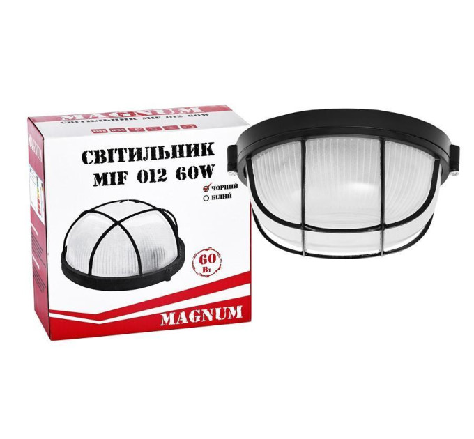 Світ-к стінний MAGNUM MIF 012 NEW 60W E27 чорний
