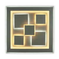 Світильник LED smart OXFORD+пульт 110W 3000-6000K IP20 білий квадрат ( 220425 )