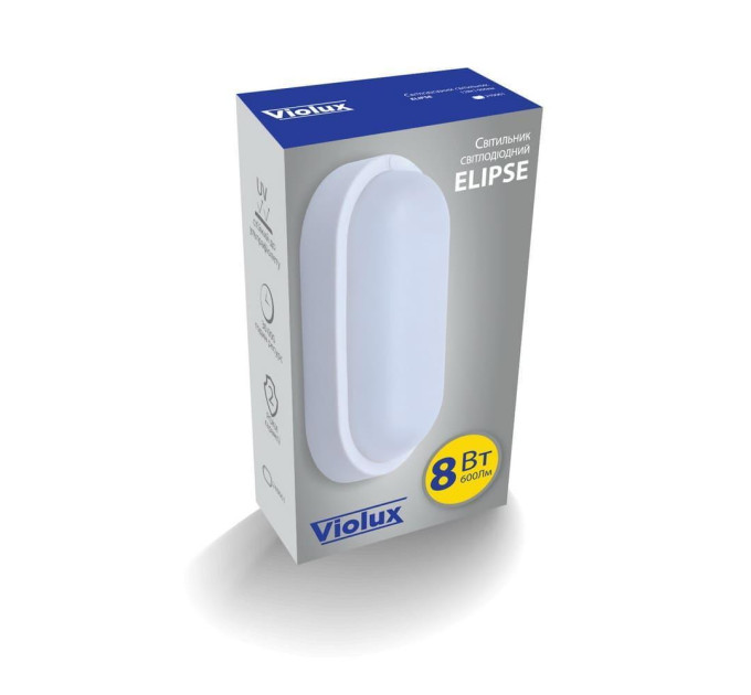 Світильник LED Violux НББ ELIPSE 8W 5000K IP54 ( 240051 )