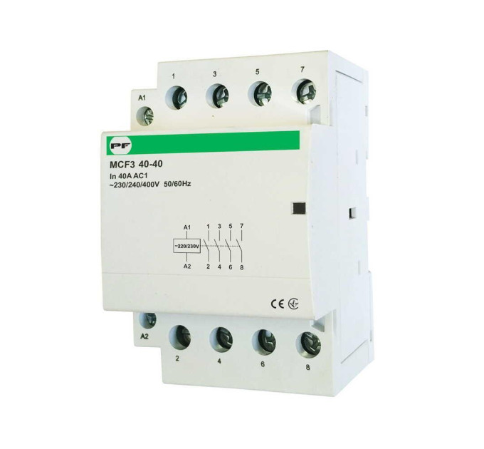 Контактор модульний Промфактор MCF3 40-40 4P (MCF34040230)