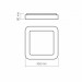 LED світильник VIDEX EDGE-SC-72W-BLACK (VLE-ESC-72B) VLE-ESC-72B - 542255