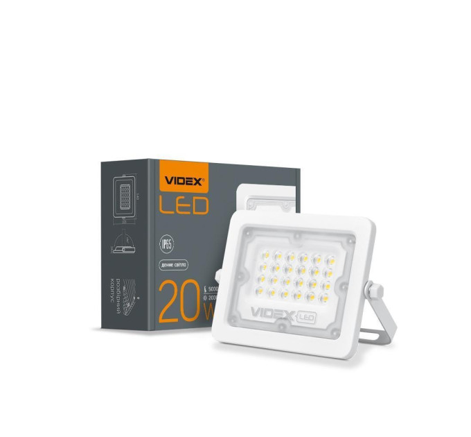 LED прожектор VIDEX F2e 20W 5000K VL-F2e-205W - 480376