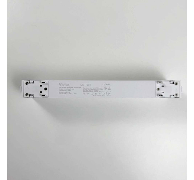 Магнітний трековий світильник UST-GR 12W 4000К 48V IP20 білий Violux ( 320055 )