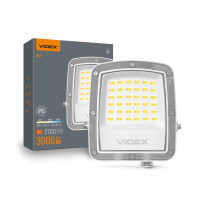 LED прожектор VIDEX F5 30W 3000-5000-6500K 230V White (VL-F5-030CW) VL-F5-030CW - 400424