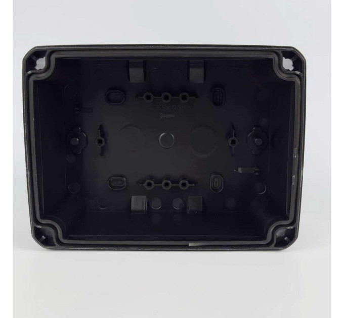 Коробка розподільча СКІМ K160B 163х123х68 без отворів чорна IP67 ( B1102015 )