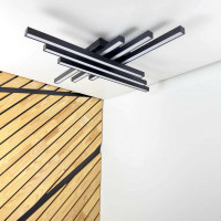 Світильник LED smart HIWAY+пульт квадрат 110W 3000-5000K IP20 чорний ( 220805 )
