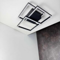 Світильник LED smart RAFAEL+пульт 100W 3000-5000K IP20 прямокутний чорний Violux ( 220975 )