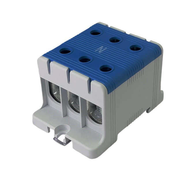 Клемник на DIN-рейку FT1095N 3P,Cu:16-95 / Al:16-95 мм2, синій Промфактор ( FT1095N3 )