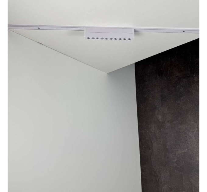 Магнітний трековий світильник UST-GR 12W 4000К 48V IP20 білий Violux ( 320055 )