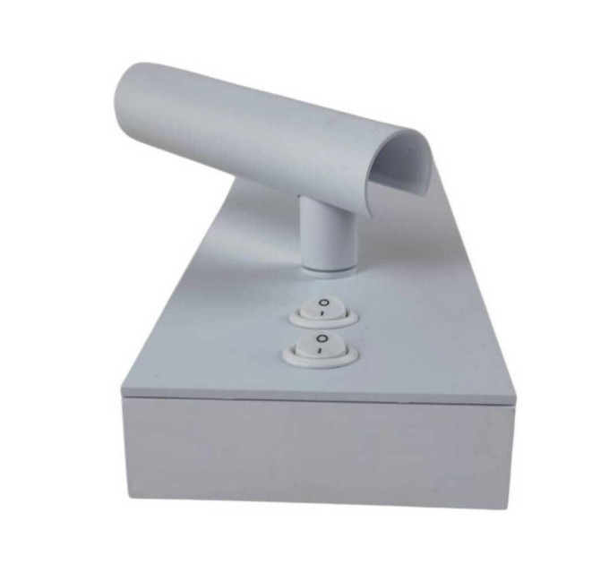 Світильник настінний Violux BITRIX-W USB 15W 3000/4200/6000K 865Lm IP20 білий ( 553006 )