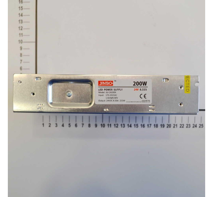 Блок живлення JINBO 200 Вт 220В AC/24В DC IP20 відкритий ( JLV-24200K )