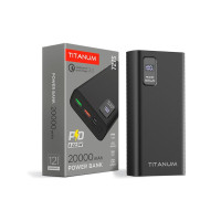 Повербанк TITANUM 727S 20000mAh 22.5W Black TPB-727S-B - 483407