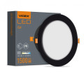 LED світильник Back вбудований круглий VIDEX 15W 5000K Black VL-DLBR-155B - 485258