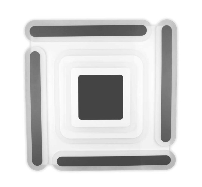 Світильник LED smart MATRIX+пульт 120W 3000-6000K IP20 чорний квадрат ( 220505 )