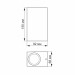 LED Світильник архітектурний AR012G IP54 VIDEX GU10x2 VL-AR012G - 480826