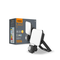LED прожектор VIDEX F3 20W 5000K з датчиком руху 220V Black (VLE-F3-0205B-S) VLE-F3-0205B-S - 542477 LED прожектор VIDEX F3 20W 5000K з датчиком руху 220V Black (VLE-F3-0205B-S) VLE-F3-0205B-S - 542477
