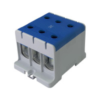 Клемник на DIN-рейку FT1150N 3P,Cu:35-150 / Al:35-150 мм2, синій Промфактор ( FT1150N3 )
