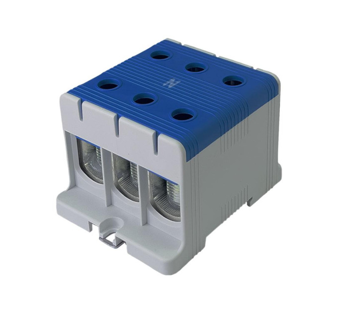 Клемник на DIN-рейку FT1150N 3P,Cu:35-150 / Al:35-150 мм2, синій Промфактор ( FT1150N3 )