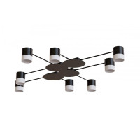 Світильник STARK CL-8/4-ACRIL 8xGX53 BK, 1060х100мм, чорний, HOPFEN
