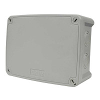 Коробка розподільча СКІМ K160 163х123х68 без отворів сіра IP67 ( B1102014 )