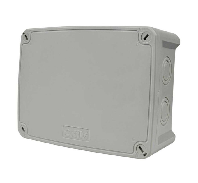 Коробка розподільча СКІМ K160 163х123х68 без отворів сіра IP67 ( B1102014 )