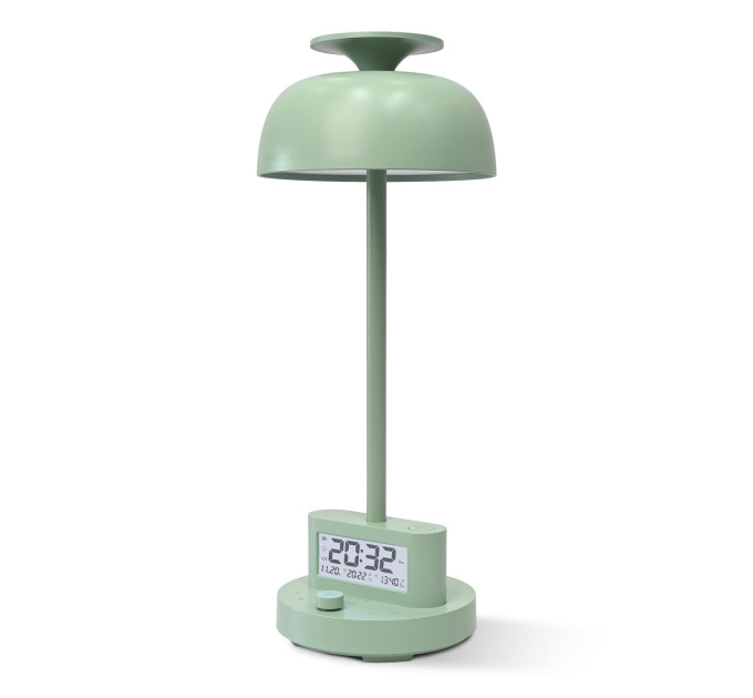 LED лампа настiльна з акумулятором VIDEX VL-TF24G 8W 4000K+RGB Green VL-TF24G - 400233