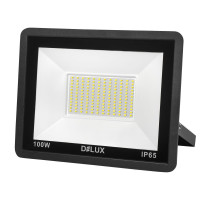 Прожектор світлодіодний DELUX FMI 11 LED 100Вт 6500К IP65 чорний