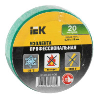 Ізострічка IEK 0,18мм х 19мм / 20м зелена ( UIZ-20-10-K06 )