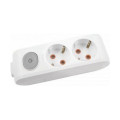 Колодка VIKO Multi-Let 2-на з заземленням з вимикачем (90118200)