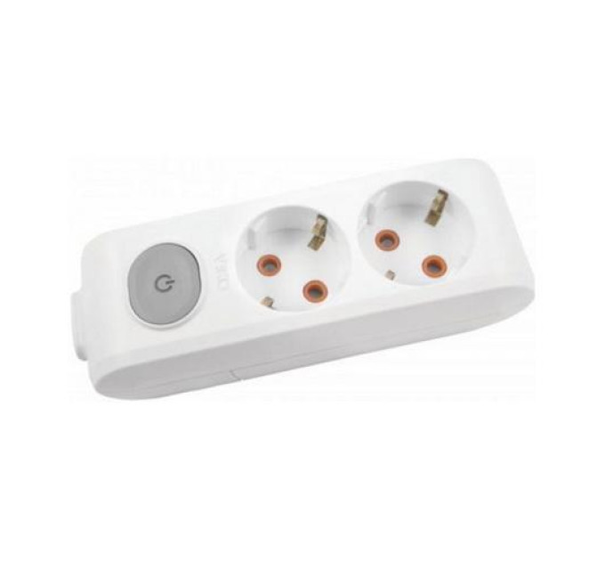 Колодка VIKO Multi-Let 2-на з заземленням з вимикачем (90118200)