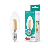 LED лампа TITANUM Filament C37 4W E14 4100K TLFC3704144 - 298696