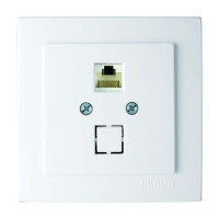 Розетка Nilson Touran біла комп'ютерна  CAT5e RJ45 ( 24111044 )