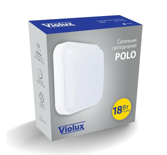 Світильник LED Violux НББ POLO 18W 5000K IP54 ( 240081 )