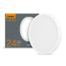 LED Світильник круглий накладний VIDEX 24W 5000K White VL-DLRS-245 - 296692