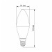 LED лампа VIDEX C37e 7W E14 3000K VL-C37e-07143 - 297286