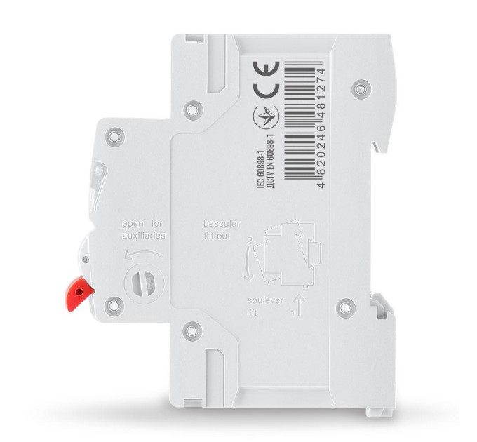 Автоматичний вимикач RS4 3п 6А С 4,5кА VIDEX RESIST VF-RS4-AV3C06 - 481274