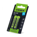 Батарейка лужна Videx LR03/AAA 2шт SMALL BLISTER - ціна за 1 шт. 17.00 грн., замовлення кратно блістеру (2/4/5/10шт)