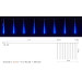 Гірлянда зовнішня DELUX Snowfall C 384LED 8*0,5m син/проз. IP 44 EN з вбудованим контролером