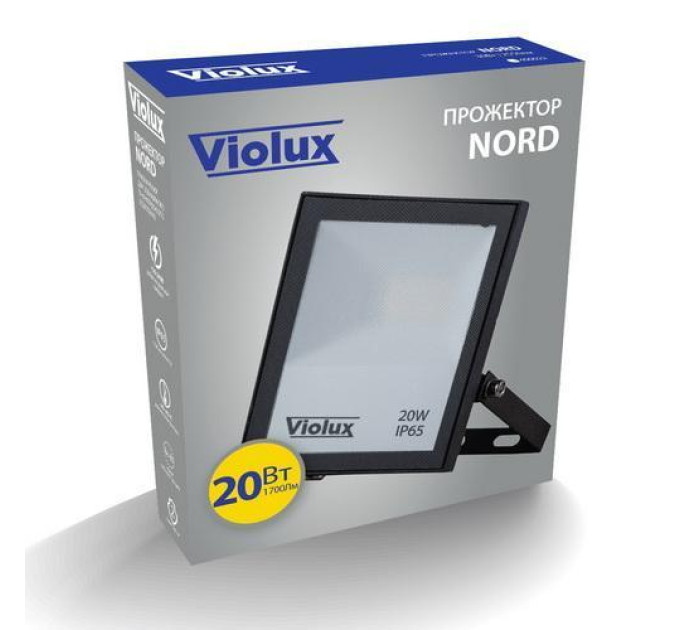 Прожектор LED Violux NORD 20W SMD 6000K 1700lm IP65 ( 400012 )
