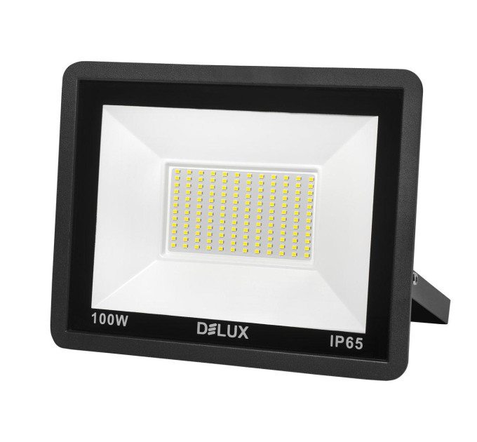 Прожектор світлодіодний DELUX FMI 11 LED 100Вт 6500К IP65 чорний