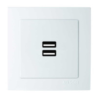 Розетка Nilson Touran біла 2-на USB ( 24111081 )
