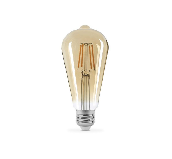 LED лампа TITANUM Filament ST64 6W E27 2200K бронза TLFST6406272A - 298634