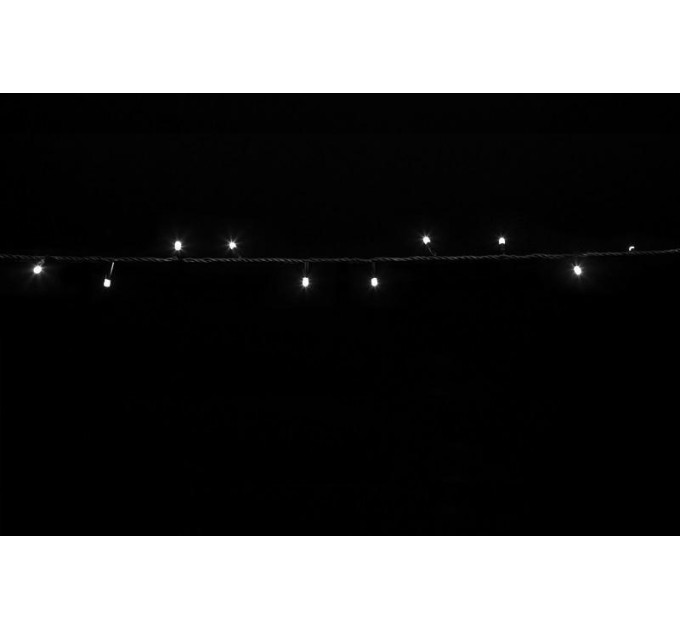 гірлянда зовн DELUX STRING 200LED 20m білий/черн IP44 EN - (90009110)
