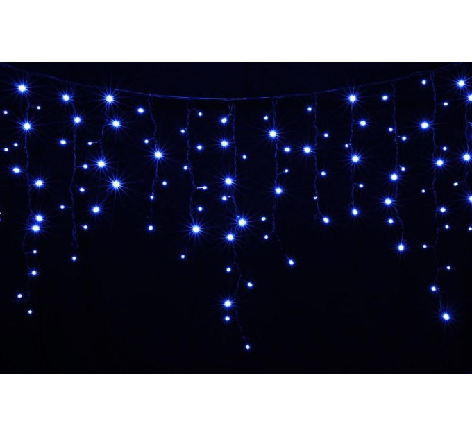 гірлянда зовн DELUX ICICLE 120LED 2x0.9m син/черн IP44 EN - (90009071)