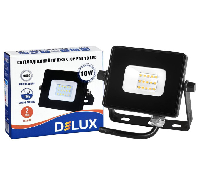 світлодіодний прожектор DELUX FMI 10 LED 10Вт 6500K IP65 - 90015133