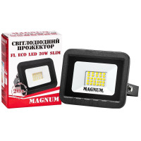 світлодіодний прожектор MAGNUM FL ECO LED 20Вт slim_6500К_IP65 - (90011659)
