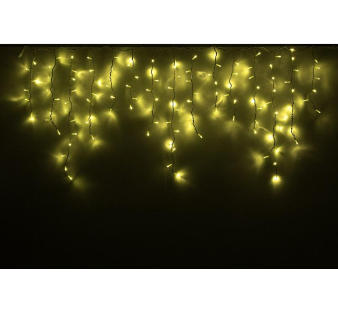 гірлянда зовн DELUX ICICLE 120LED 2x0.9m жовтий/біл IP44 EN - (90009066)
