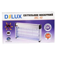 DELUX AKL - 40 3*20Вт пастка для комах 120 м2 IP 20 - (10093967)